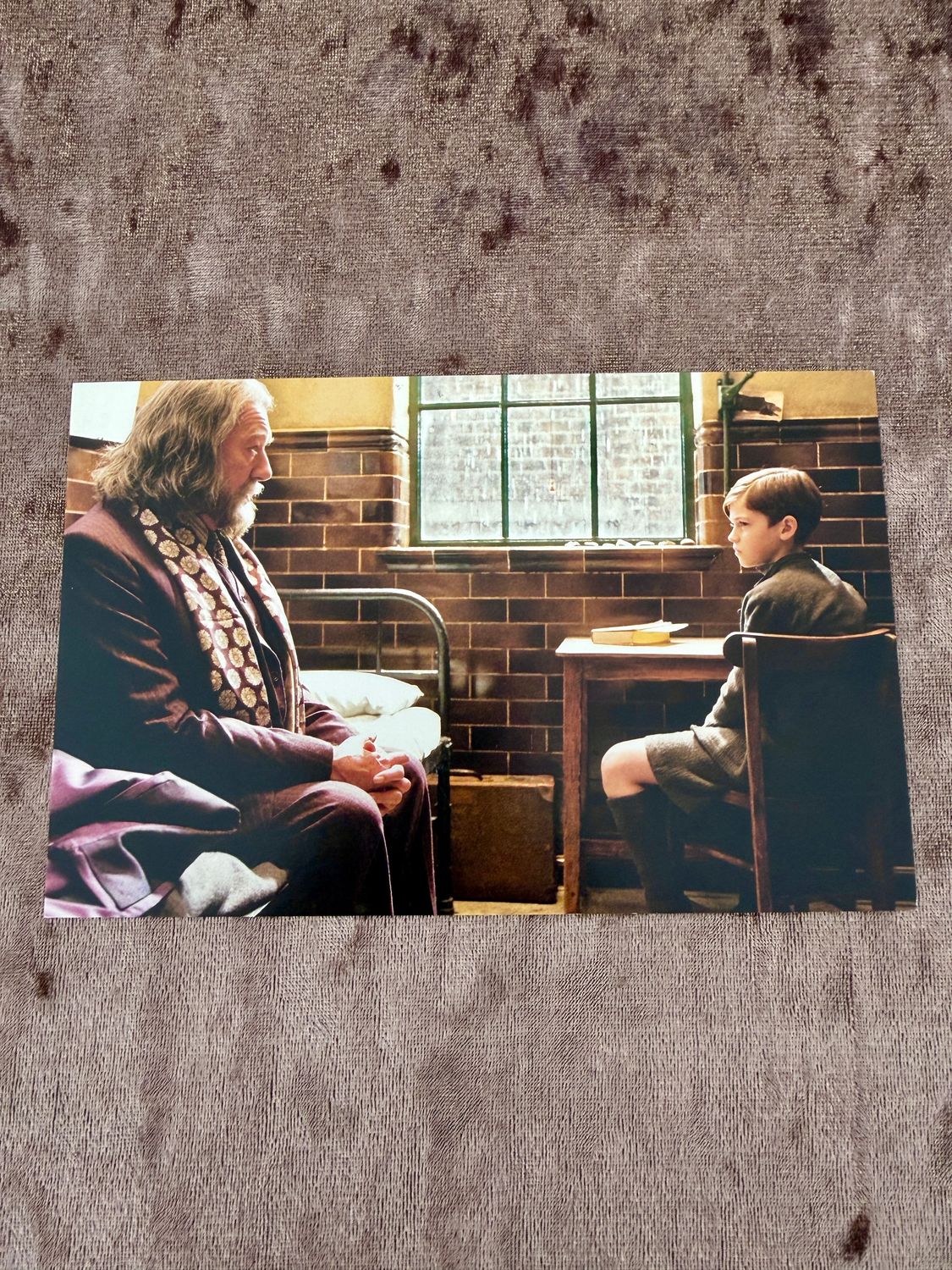 POSTAL RECUERDO ALBUS DUMBLEDORE & TOM RIDDLE HARRY POTTER