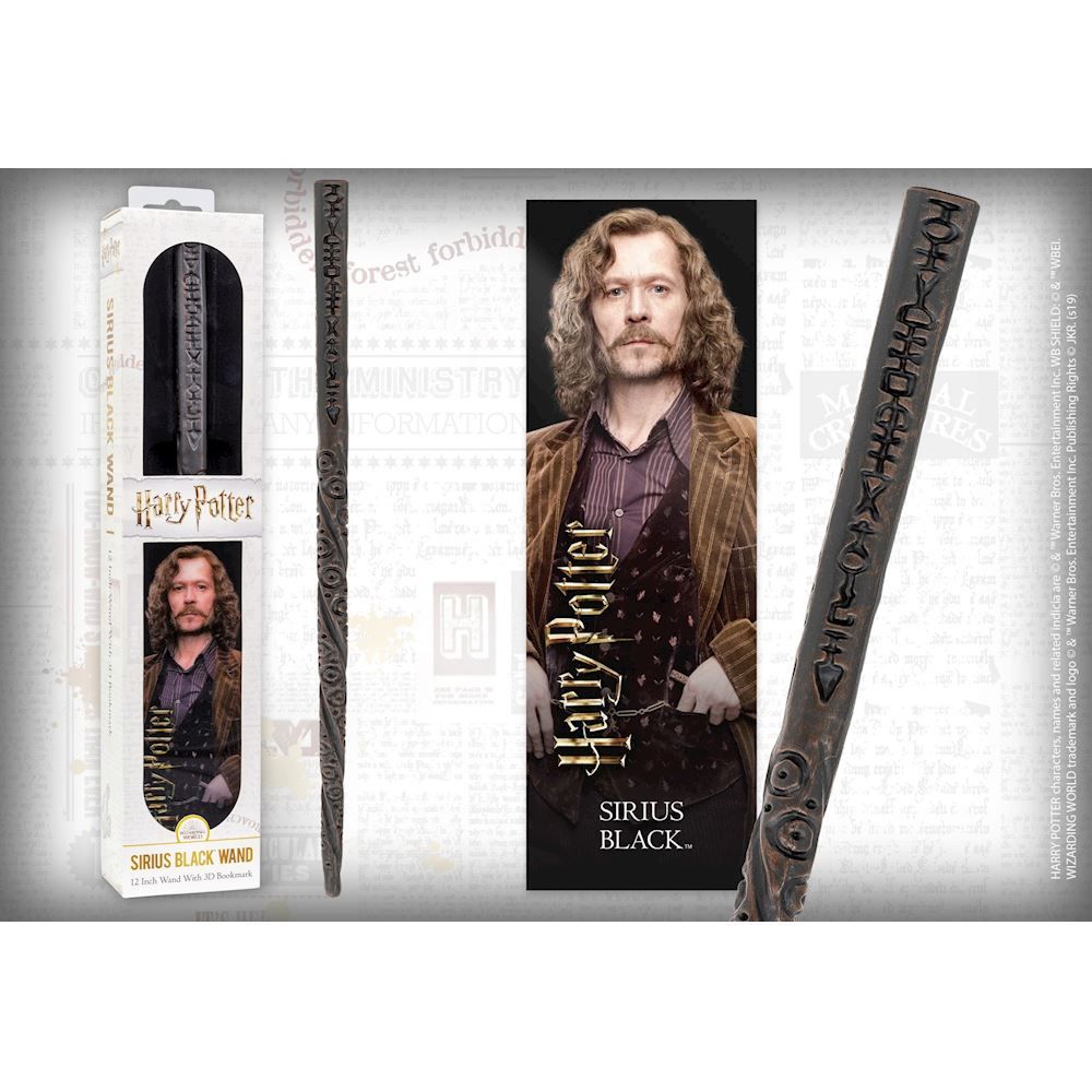 VARITA SIRIUS BLACK & MARCAPAGINA HARRY POTTER NOBLE COLLECTION