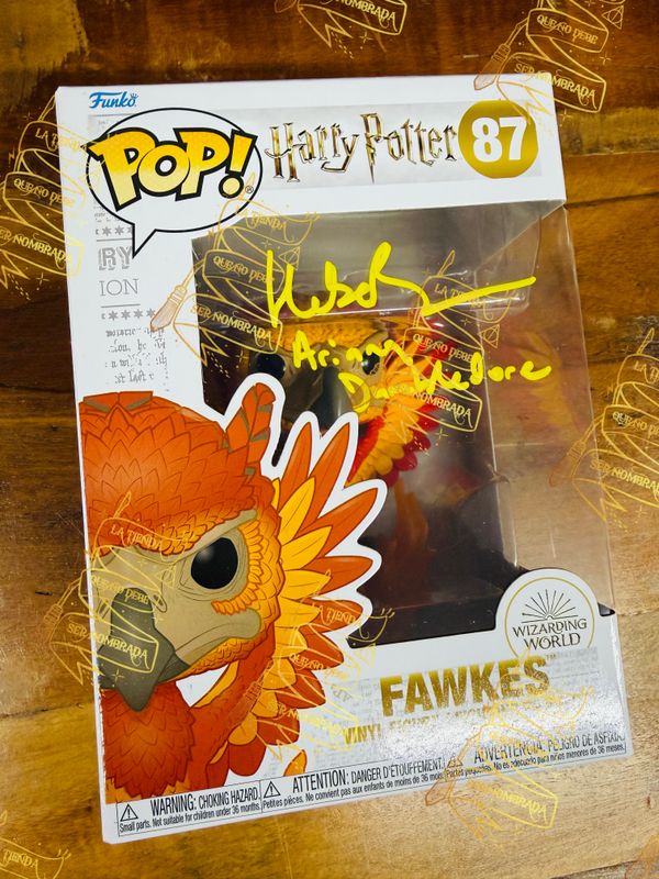 FUNKO POP FENIX FIRMADO POR ARIANA DUMBLEDORE (HEBE BEARDSALL)