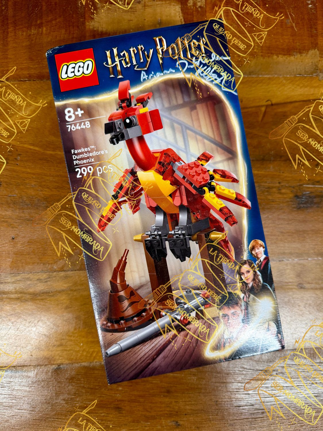 LEGO FENIX FIRMADO POR ARIANA DUMBLEDORE (HEBE BEARDSALL)