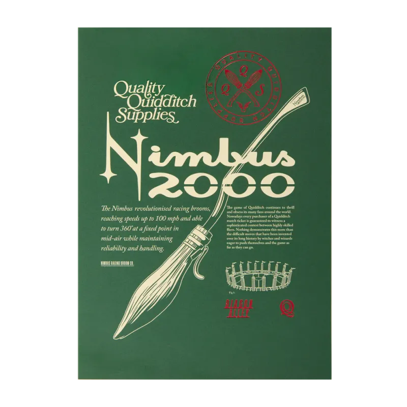 POSTAL NIMBUS 2000 HARRY POTTER