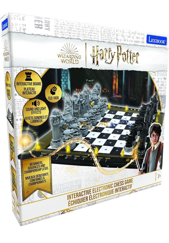 JUEGO AJEDREZ ELECTRONICO LUZ & SONIDOS HARRY POTTER
