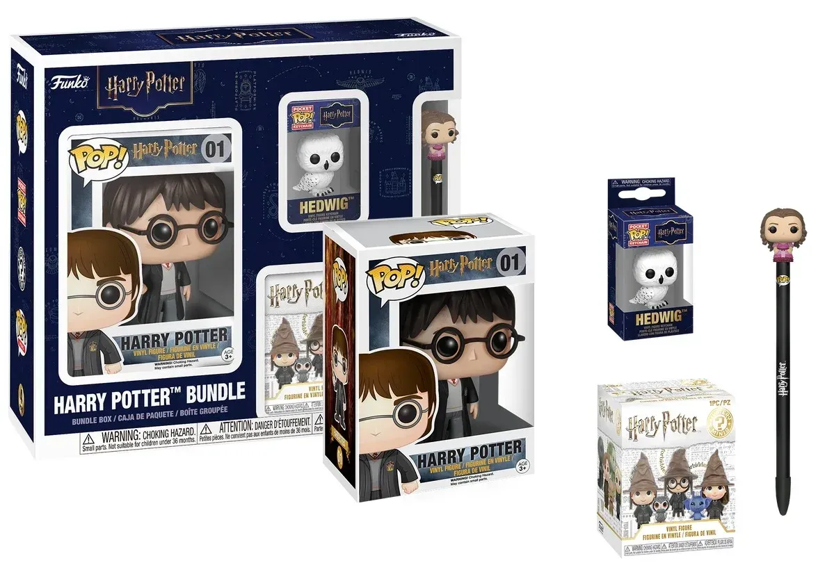 PREVENTA - PACK IMPRESCINDIBLES HARRY POTTER FUNKO POP