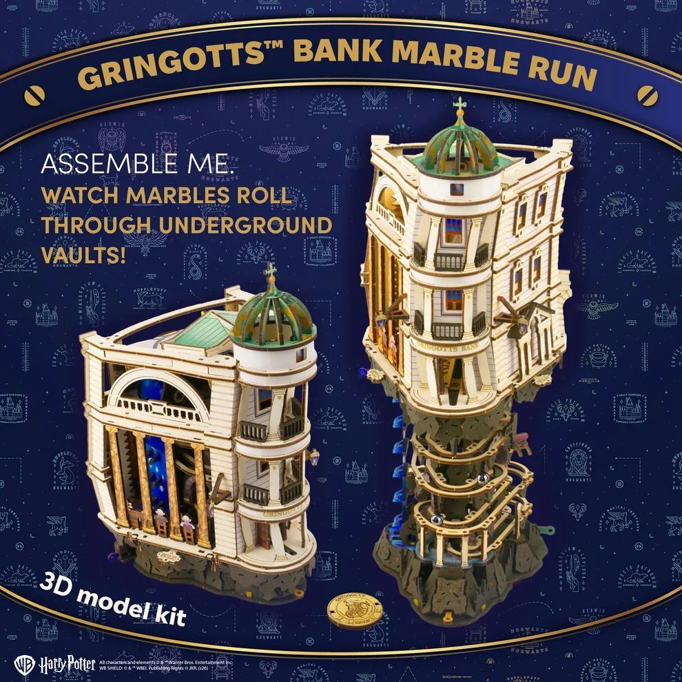 PREVENTA - MAQUETA 3D MECANISMO BANCO GRINGOTTS CARRERA CANICAS HARRY POTTER PREVENTA - MAQUETA 3D MECANISMO BANCO GRINGOTTS CARRERA CANICAS HARRY POTTER