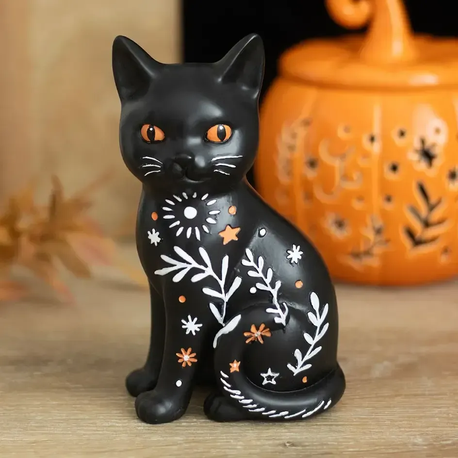 FIGURA GATO NEGRO DE LA SUERTE