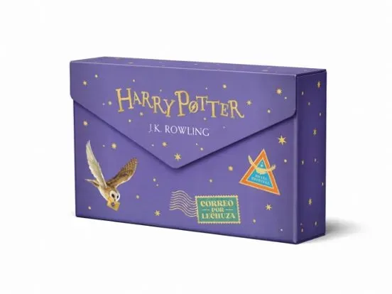 ESTUCHE CARTA TRES PRIMEROS LIBROS HARRY POTTER