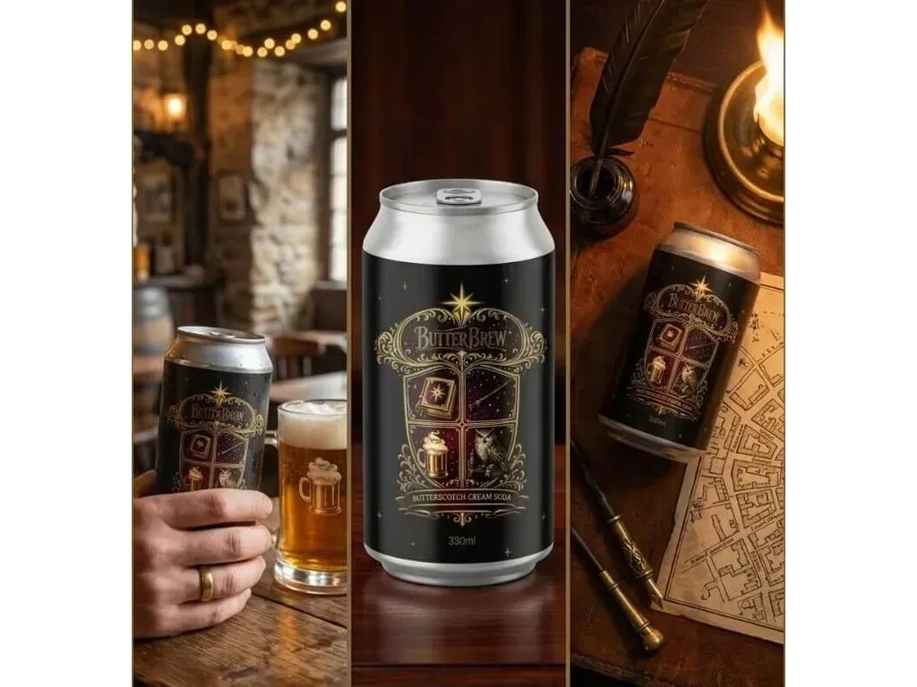 LATA CERVEZA MANTEQUILLA HARRY POTTER LATA CERVEZA MANTEQUILLA HARRY POTTER