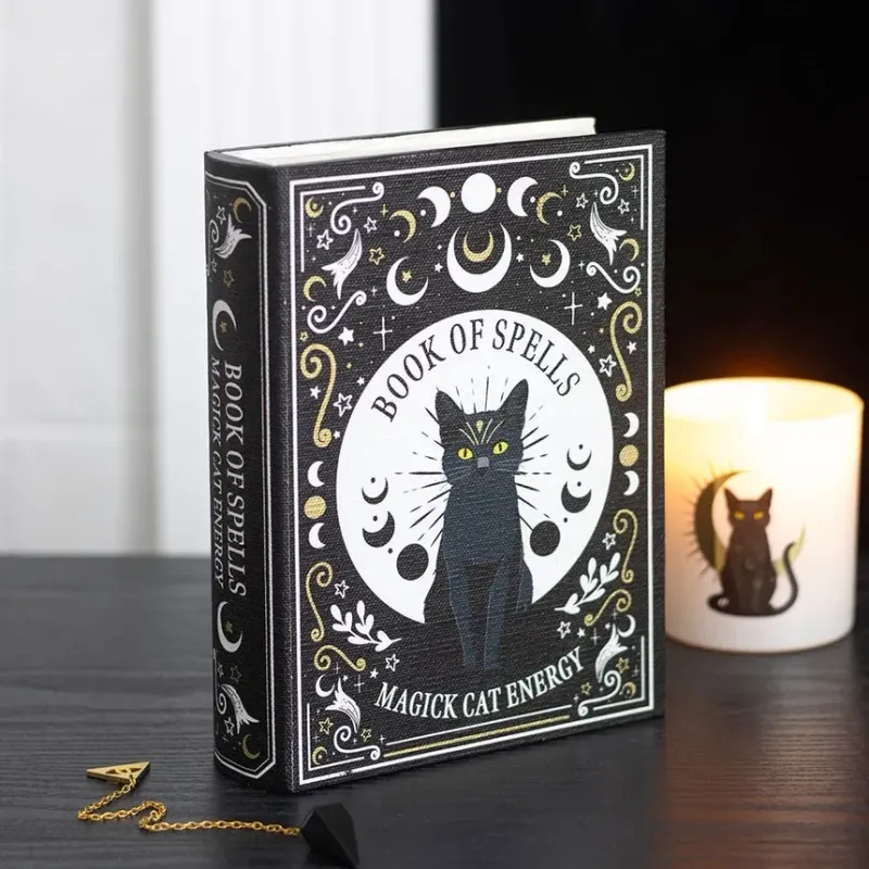 LIBRO CAJA ALMACENAMIENTO MAGICO BOOK OF SPELLS