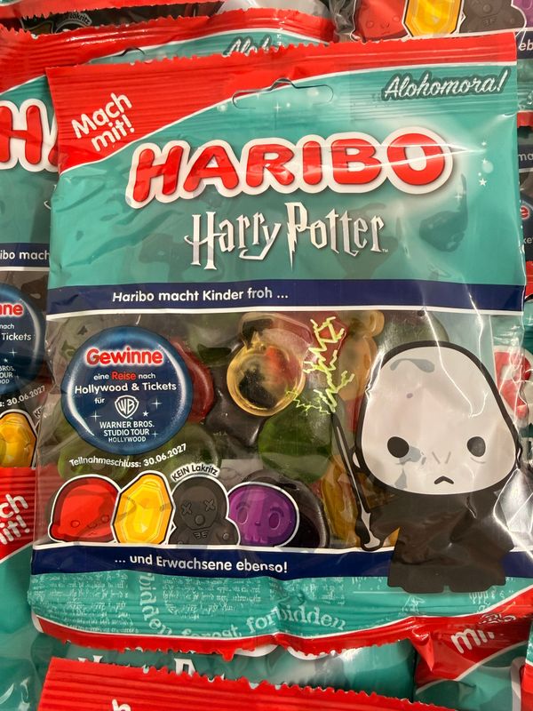 GOMINOLAS LORD VOLDEMORT SIMBOLOS MAGICOS HARIBO HARRY POTTER