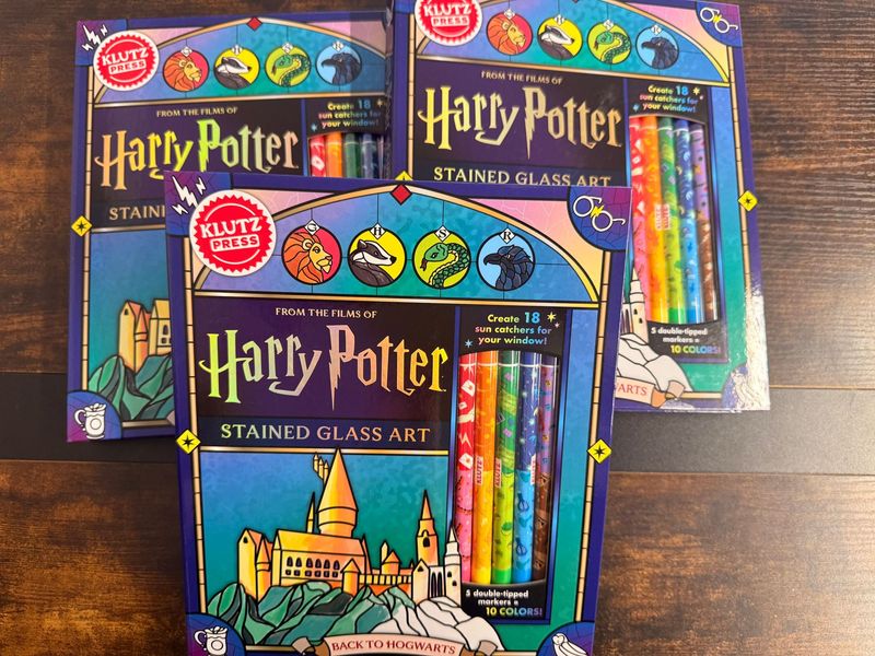 LIBRO VIDRIERAS VUELTA A HOGWARTS HARRY POTTER