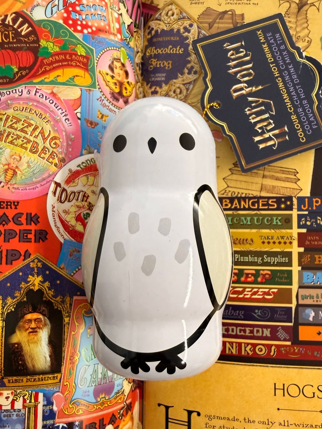 ADORNO METALICO HEDWIG & SOBRE CHOCOLATE MAGICO HARRY POTTER ADORNO METALICO HEDWIG & SOBRE CHOCOLATE MAGICO HARRY POTTER