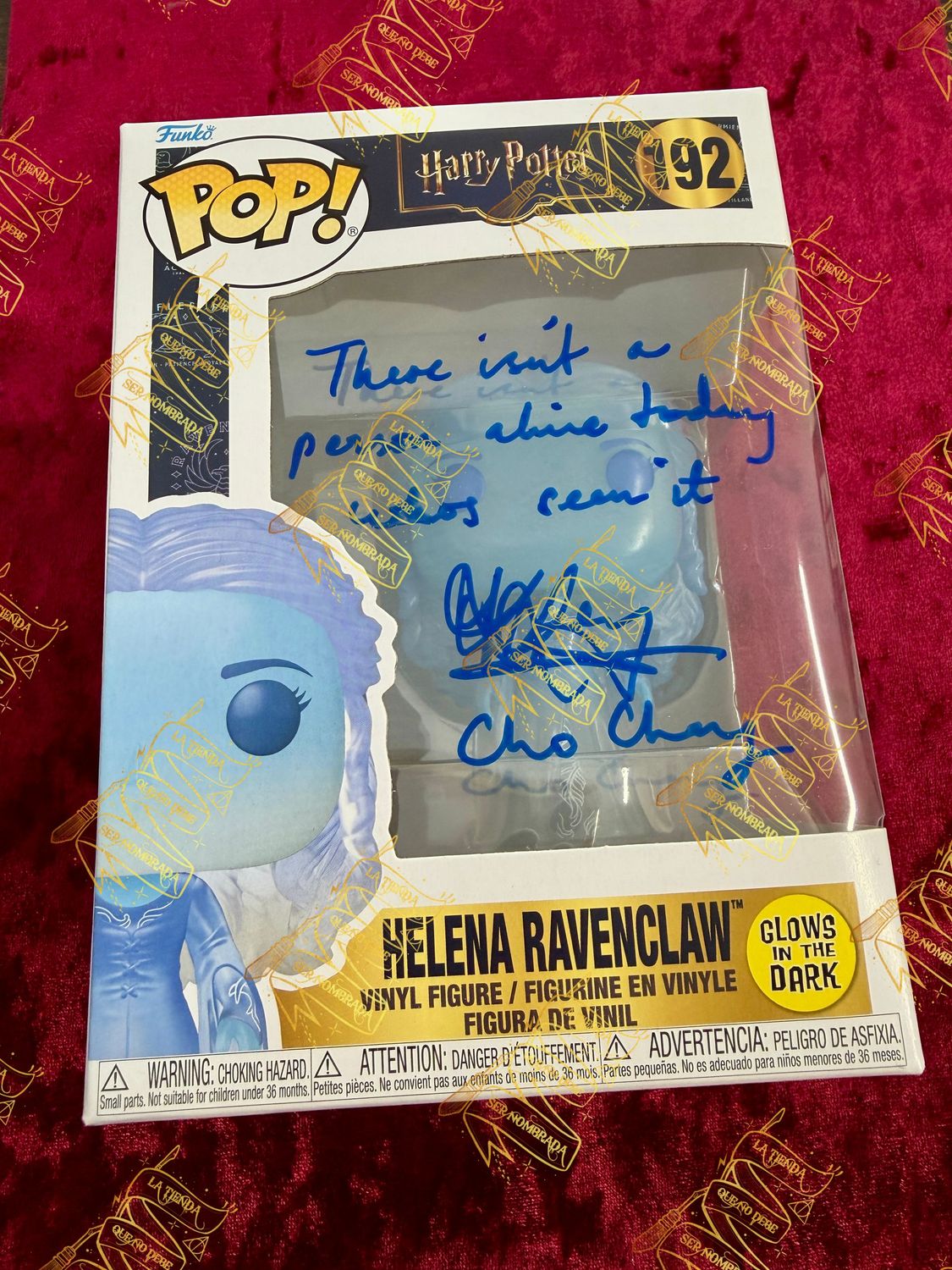 FUNKO POP Nº192 HELENA RAVENCLAW FIRMADO POR CHO CHANG (KATIE LEUNG)