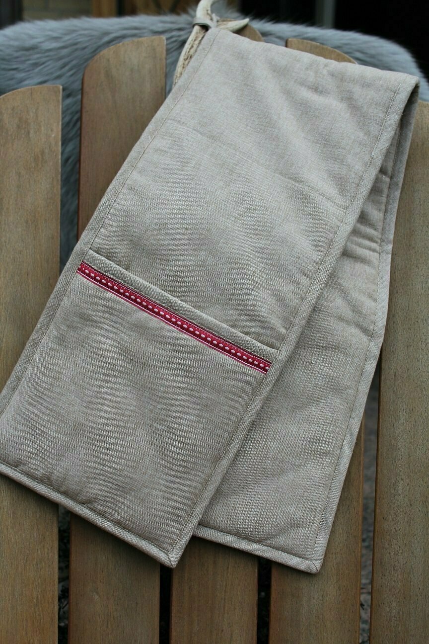 Topflappen doppelt  Chambray