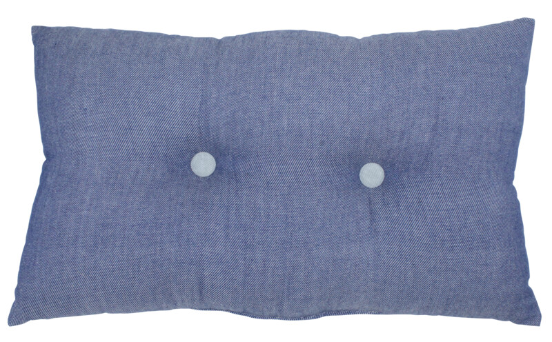 Kissen Duo klein dunkelblau und hellblau (inkl. Füllung)