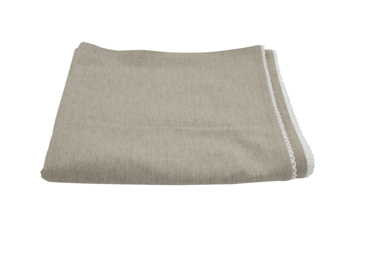 Tischdecke m. Spitze