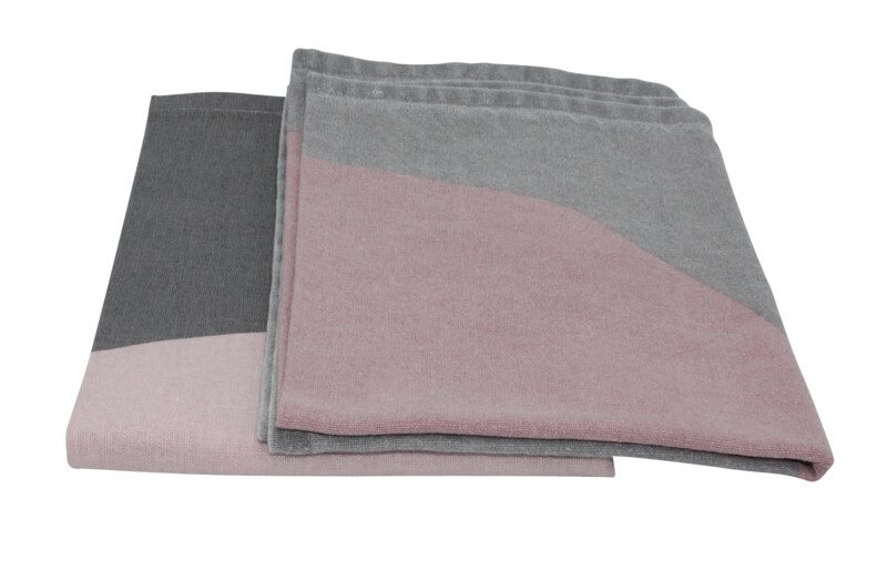 Geschirrtuch Zirkel staubig rosa und Zirkel lila