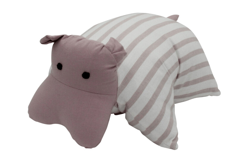 Nilpferd Kissen Streifen staubig rosa Nilpferd Kissen Streifen staubig rosa