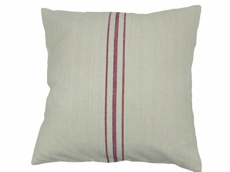 Kissen 50x50 Jute rot (o. Füllung) Kissen 50x50 Jute rot (o. Füllung)