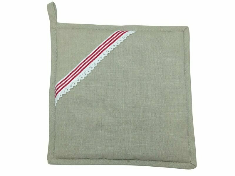 Topflappen / stk Leinen