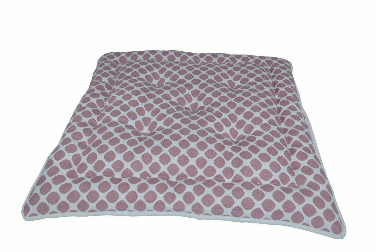 Sitzkissen 2in1 jade / lila Tupfen