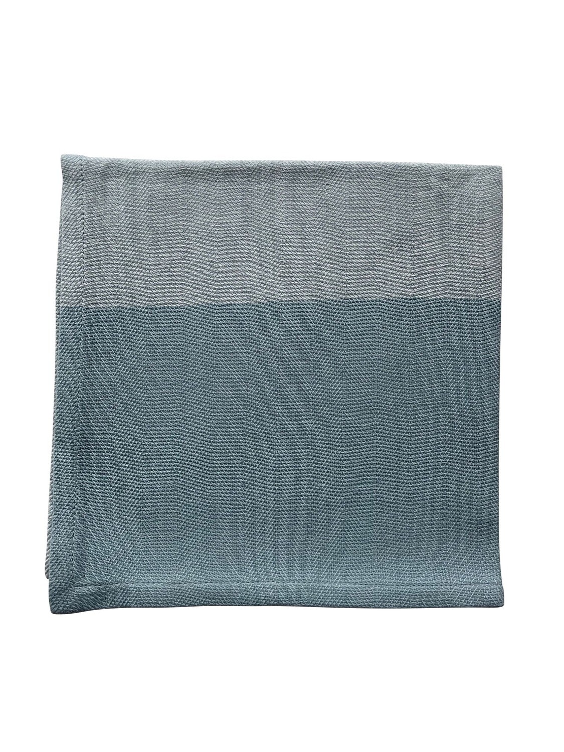Fischgräten Serviette hellblau