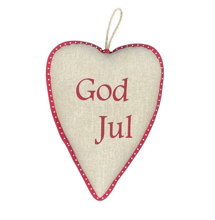 Danishville XL Herz God Jul Tupfen, 32 cm