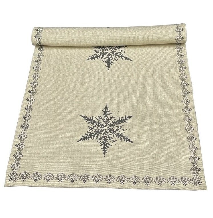 Danishville Läufer Jute Schneeflocke, 45x140 cm Danishville Läufer Jute Schneeflocke, 45x140 cm