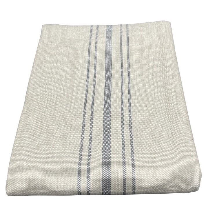Danishville Tischdecke Jute graue Streifen