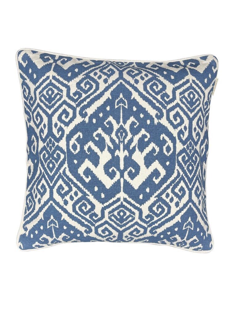 Danishville Kissenbezug Ikat blau