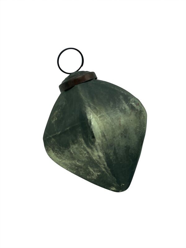 Baum Ornament Diamant gold aus Glass