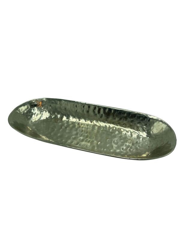 Tablet oval klein, Silber