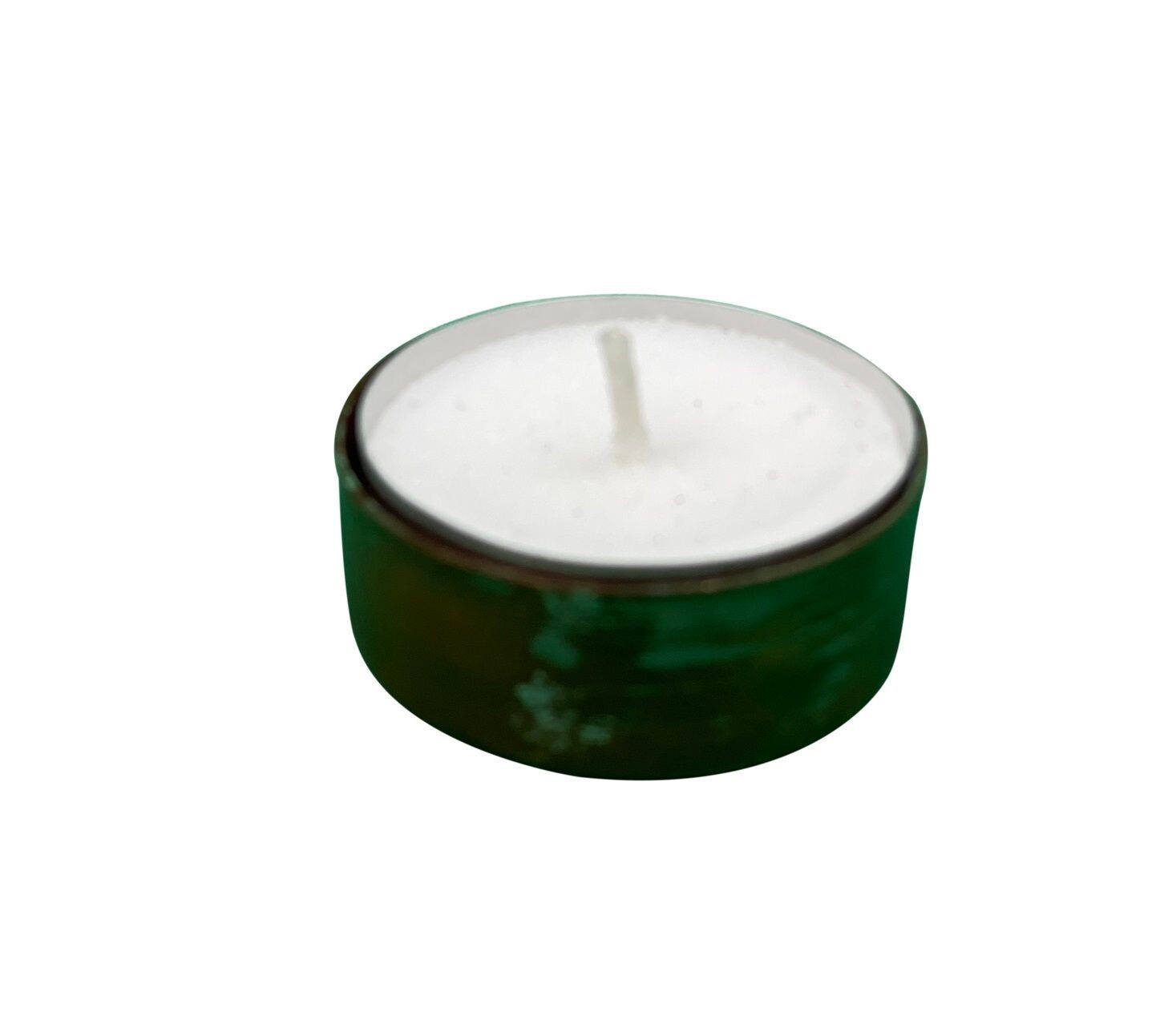 Magnet-Teelicht Kupfer m. grün