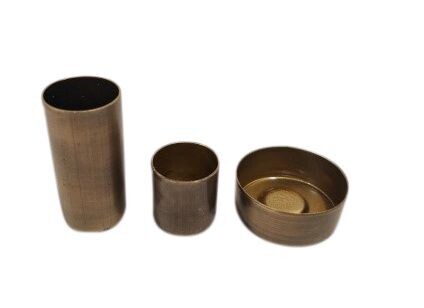 Magnet-Kerzenständer GROSS Messing / gold