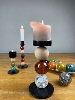 Kerzenständer für grosse Kugeln Ø 6 cm für Blockkerzen
