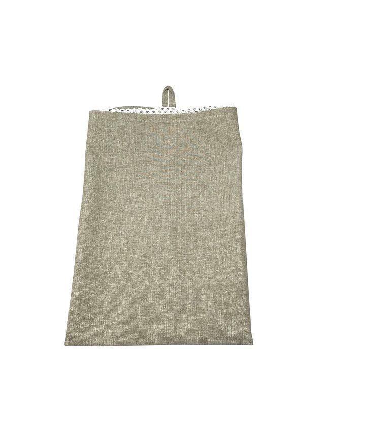 Geschirrtuch Chambray mit Spitze