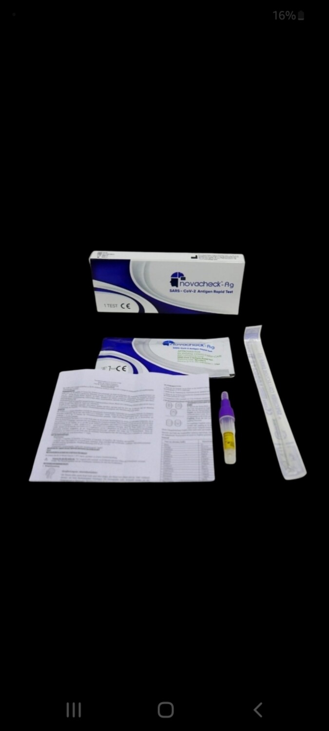100 x Novacheck Individual Antigen Test Kits - €1.40 a kit
