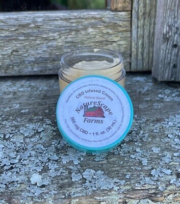 CBD Infused Cream 1000 mg CBD - 1 oz