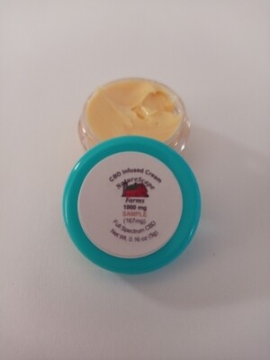 SAMPLE CBD Infused Cream 1000 mg - 1/6 oz.