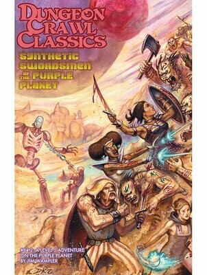 Dungeon Crawl Classics #084.2 Synthetic Swordsmen Of The Purple Planet (Digest Size)