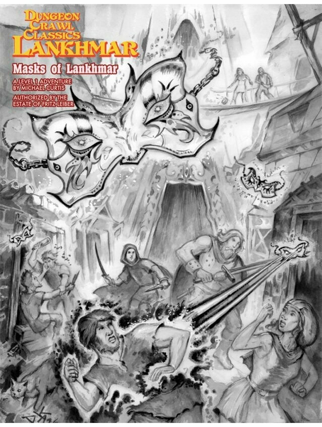 Dungeon Crawl Classics Lankhmar Masks Of Lankhmar