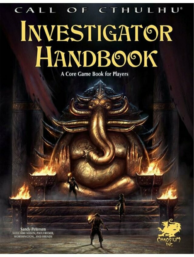 Call Of Cthulhu Investigator Handbook