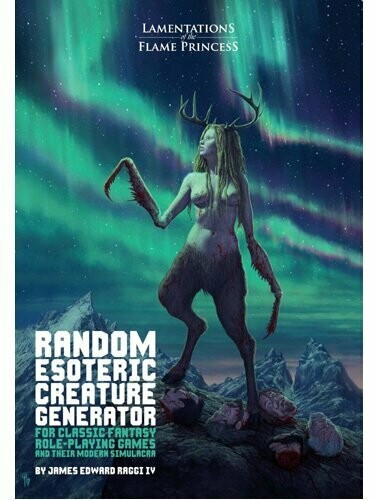 Lamentations Of The Flame Princess RPG Random Esoteric Creature Generator