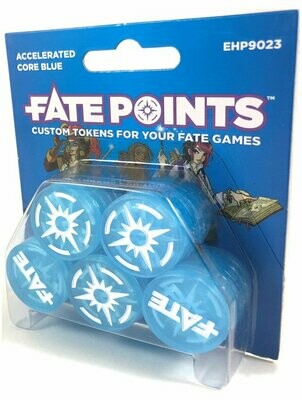 Fate Roleplaying Game Fate Points Accelerated Core Blue