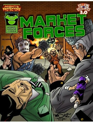 Villains And Vigilantes 3.0 Mighty Protectors Superhero RPG Market Forces