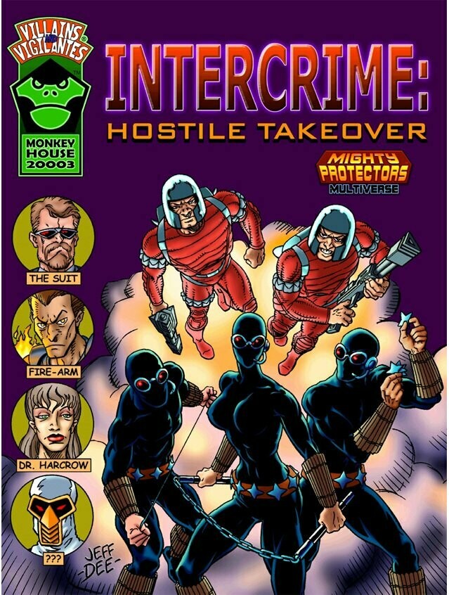 Villains And Vigilantes 2.1 Mighty Protectors Superhero RPG Intercrime: Hostile Takeover