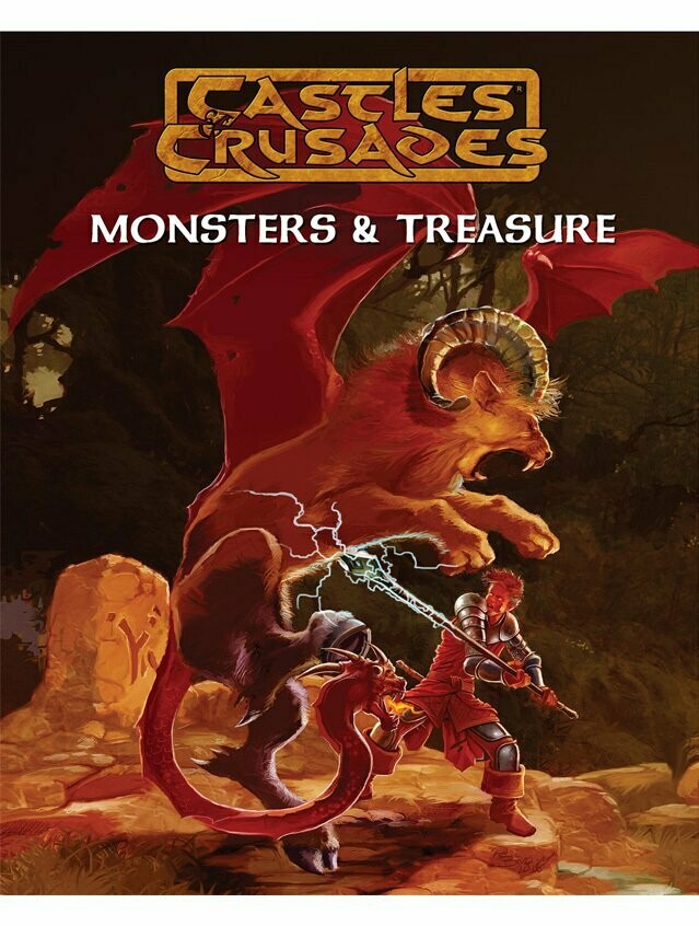 Castles & Crusades RPG Monsters & Treasure Standard Cover (Hardback + PDF)