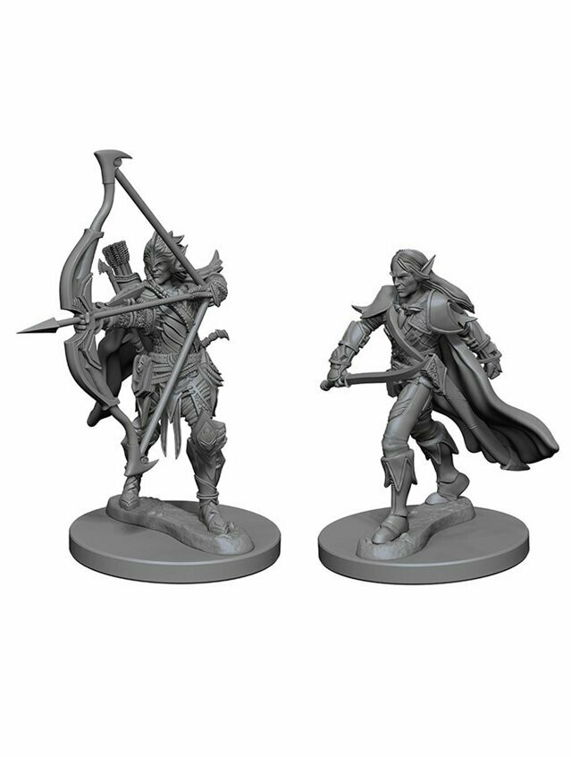Pathfinder Battles Deep Cuts Unpainted Miniatures Elf Male Fighter (Wave 1)