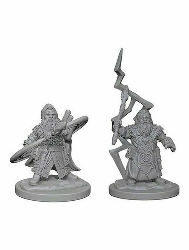 Pathfinder Battles Deep Cuts Unpainted Miniatures Dwarf Male Sorcerer (Wave 4)