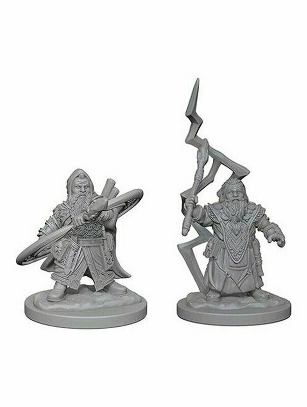 Pathfinder Battles Deep Cuts Unpainted Miniatures Dwarf Male Sorcerer (Wave 4)