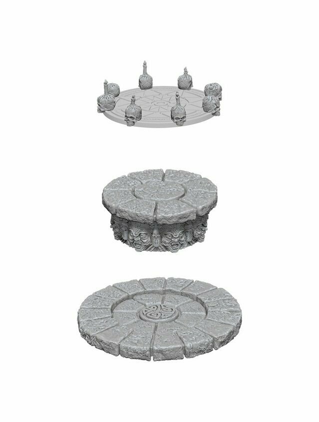 Wizkids Deep Cuts Unpainted Miniatures Magic Dais (Wave 5)